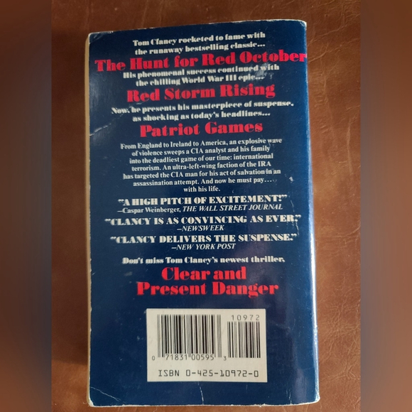 Patriot Games & Sun Of All Fears Books Tom Clancy bundle - Picture 6 of 6